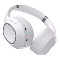 Écouteurs sans fil les plus vendus, casque supra-auriculaire avec chipset JL, en cuir, ANC, étanche IPX4, autonomie 24h, oreillettes pliables