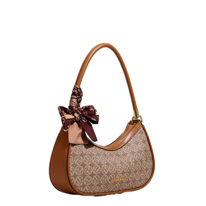 Sac à bandoulière pour femme de style vintage, tendance, en PU imprimé, doublure en polyester, fermeture à glissière - Product Image 1
