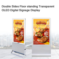 Affichage numérique ultra-fin pour téléviseurs de 32'' à 65'', écrans LCD publicitaires Android à fixation murale, support de sol LCD