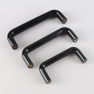 LS516-100mm Modern Kitchen <b>Furniture</b> U-Shaped Aluminum Alloy <b>Handle</b> Industrial Drawer Pull Dresser Lock Hinge for Cabinet Truck - Product Image 4