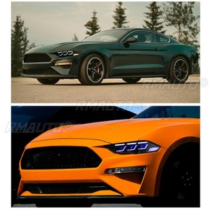 Phare avant gauche/droit à LED RGB, ensemble de phares, feux de position latéraux pour Ford Mustang 2018-2022 - Product Image 3