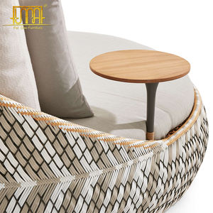 Muebles de ratán para exteriores, cama de luz de Luna, de resina, para playa - Product Image 5