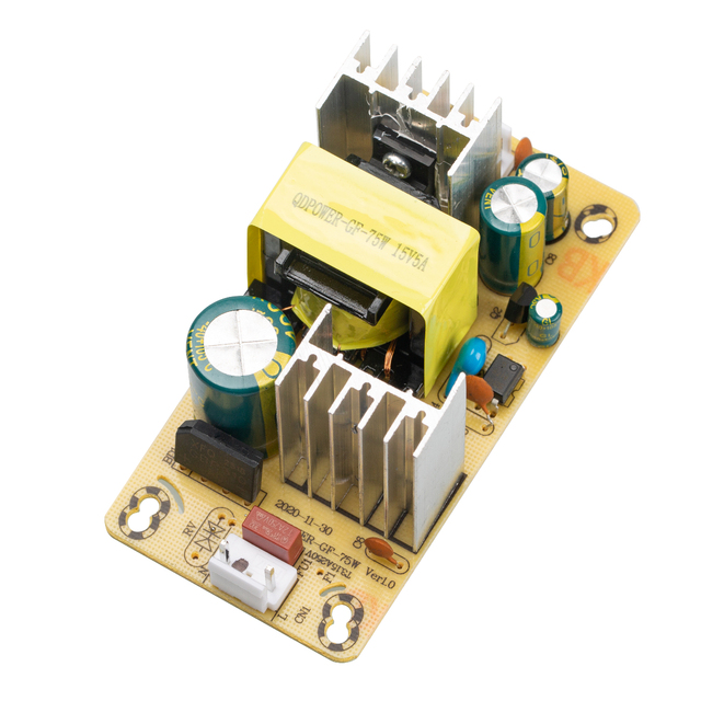 QI DA Single 15V DC Power Supply Board 5A Output Current 75W Output Power 87% Efficiency Supply Switching Power Supply