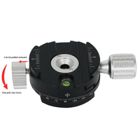 Accesorios para Cámara al por Mayor, Repuesto de Trípode, Cabezal de Trípode con Gimbal Panorámico de 360 Grados, Placa de Liberación Rápida para Cámara DSLR