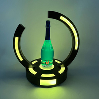 Porte-bouteilles rechargeable multicolore à LED, support VIP, présentateur de bouteilles à LED pour boîte de nuit, bar-salon