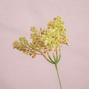 Fleur artificielle CallaFloral, branche unique, jaune, réaliste, en plastique, décoration de mariage et de maison - Product Image 3