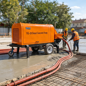 Pompe à béton diesel YG20 à <span class=keywords><strong>prix</strong></span> de gros pour un travail haute performance – Équipement de pompage de béton - Product Image 1