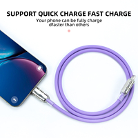 Muestra gratis 1m 2M 3,3 FT Cable de silicona ecológico PD 60W USB C TO TYPE C Cable de carga rápida para cables de datos tipo C de teléfono