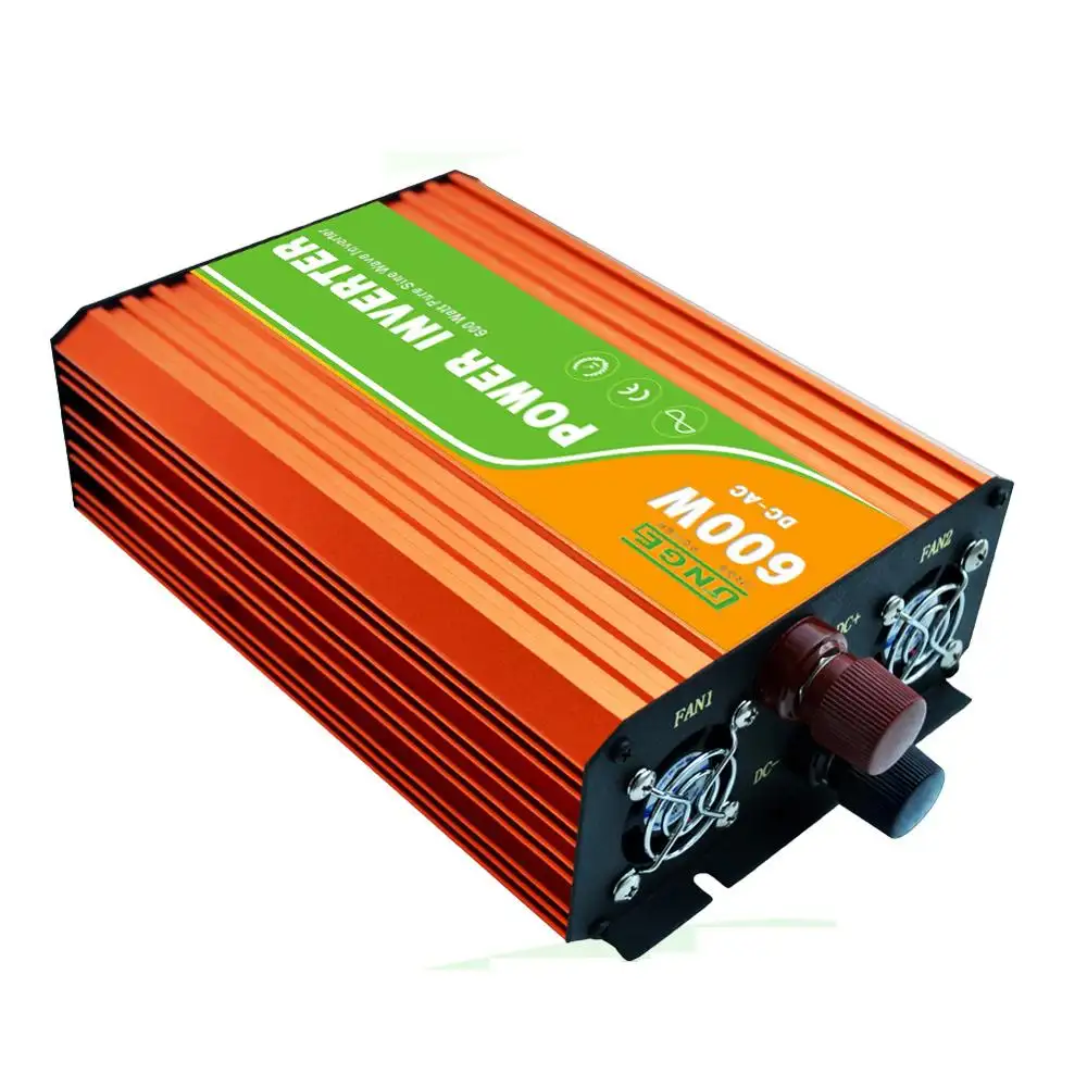 600W Inverter DC to AC converter Input 12v 24v to 120 V 220 V Output