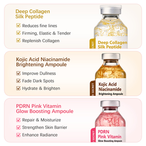 Sérum anti-rides raffermissant et tenseur pour le visage à la technologie de micro-capsules de perles OEM personnalisées, à la pénétration profonde et aux peptides de <span class=keywords><strong>soie</strong></span> - Product Image 3
