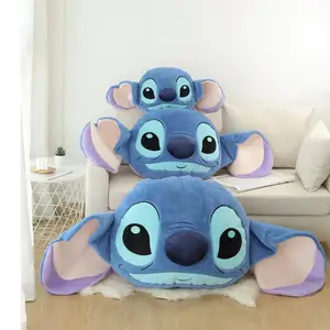 Kawaii Stich หมอนหมอนข้างสองด้านผ้าพลัฌ,หมอนอิงหมอนข้างหมอนอิงโซฟา Lilo และหมอนสติชสำหรับตกแต่งบ้าน