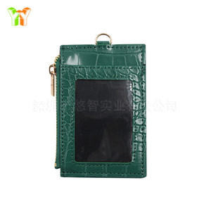 Wallet, <b>ID</b> card <b>holder</b>, anti-demagnetizing RFID card <b>holder</b>, zippered name tag coin purse, bank card <b>holder</b> - Product Image 2
