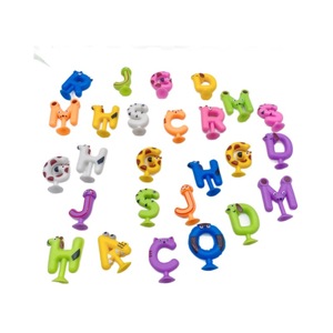 Jouets sensoriels à eau Fidget 26 pièces pour les tout-petits Alphabet éducatif et jouet animal avec 45-50mm TPR ventouse ventouses nouveauté Gag - Product Image 6