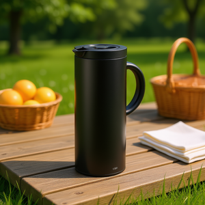 Cilio Thermos Flask 1.5L Stainless Steel Insulated <b>Hot</b> <b>Cold</b> Beverage Pitcher - Product Image 3