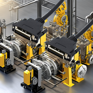 Cable de datos blindado de cobre con núcleo de cobre, 18 pares trenzados, 36 pines MDR macho a medio paso CN36, con servomotor SCSI, PBT, PVC y tornillo - Product Image 2