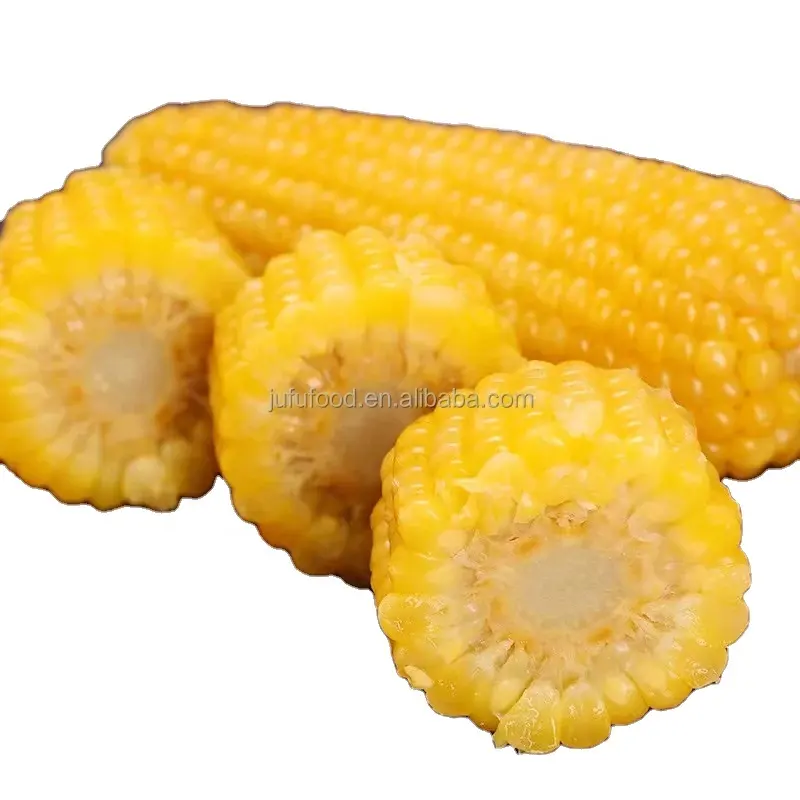 Пользовательские печатные качественные свежие и вкусные зерна желтые кукурузные палочки сладкие Замороженные сладкие кукурузы целые