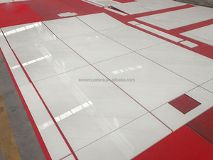 Dalles de sol et de mur en marbre Bianco Sevic naturel poli, grandes dalles, pour comptoirs, dessus de vanité de salle de bain, usage hôtelier - Product Image 1