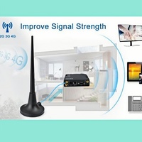 Antenne à succion miniature 4G/3G 10CM GSM GPRS omnidirectionnelle à gain élevé 7dBi pour module sans fil, distributeur automatique, publicité