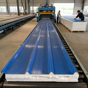 Panneaux sandwich en acier galvanisé, panneaux isolés EPS/PIR/<span class=keywords><strong>laine</strong></span> <span class=keywords><strong>de</strong></span> roche/<span class=keywords><strong>laine</strong></span> <span class=keywords><strong>de</strong></span> <span class=keywords><strong>verre</strong></span>, panneaux <span class=keywords><strong>de</strong></span> toiture - Product Image 5