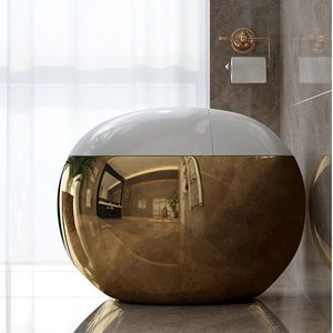 WC intelligent en céramique de style luxueux avec télécommande, siège chauffant, drainage S-Trap/P-Trap, désodorisation automatique - Product Image 4