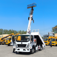Grue à flèche montée sur camion HOWO de 5 à 12 tonnes, système hydraulique, climatisation, télécommande, machinerie personnalisée