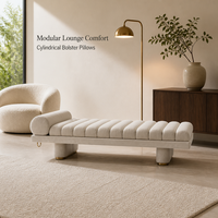 Tabouret de bout de lit de luxe léger de style italien, banc en acier inoxydable, tabouret pour se changer les chaussures devant le lit, tabouret de canapé, tabouret de canapé long