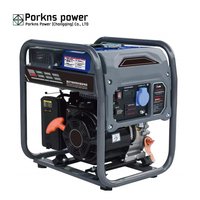 Herrgut Dual-Fuel Luftgekühlter 4-Takt 5kW 140CC Leichter Inverter-Gasgenerator mit Fernbedienung, Digitaler EU-Steckdose, 50Hz