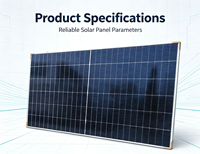 Module Solaire 550W 580W 600W TOPCon Bifacial Type N Double Verre CE TUV IEC pour Toiture Commerciale Entrepôt