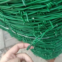 Fil barbelé galvanisé à chaud, grillage robuste, clôture anti-escalade et antirouille, adapté à la sécurité des fermes.