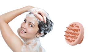 Lohas Silicone cabelo escova couro cabeludo cuidado cabeça Handheld cabelo e couro cabeludo massageador - Product Image 5