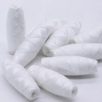 HongQiao 40s Mercerisierter Filament-Kokon-Spulenfaden 100% Polyester mit Geringer Schrumpfung Gefärbter Hochfester Stickerei- und Nähfaden