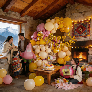 Set di Palloncini 'Buon <span class=keywords><strong>Compleanno</strong></span>', Decorazioni per Feste di <span class=keywords><strong>Compleanno</strong></span> per Bambini, Accessori per Sfondo Fotografico, per Ragazze/Bambini Primo <span class=keywords><strong>Compleanno</strong></span> - Product Image 3