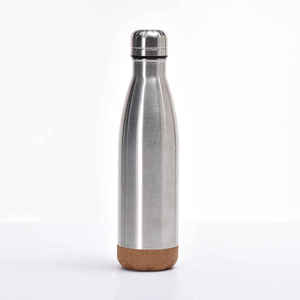 304 Stainless Steel Double-Layer <b>Vacuum</b> Insulated Cork Bottom Cola Bottle Handle 6-12 Hours Thermal Insulation <b>Portable</b> Outdoor - Product Image 5