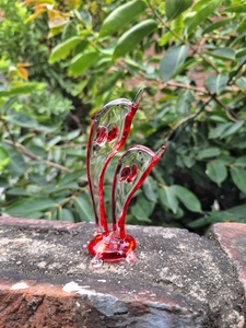 Handmade Colored Blown Glass Dome Dolphin Animal Theme Home Decor Rajasthan Tiny Glass World <b>Easter</b> Christmas Chinese New Year - Product Image 2