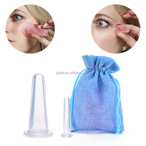Copos de massagem de sucção de silicone para terapia sem BPA, conjunto portátil de copos de silicone para massagem facial e corporal de grau médico - Product Image 4