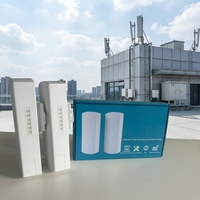 Puente WiFi para Exteriores de Largo Alcance 5KM 5.8GHz, Punto de Acceso Inalámbrico de 300Mbps, CPE TODAHIKA TH-NT03 24V PoE
