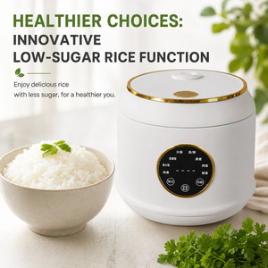 Cuisinière à <span class=keywords><strong>riz</strong></span> électrique avec fonction de maintien au chaud automatique, idéale pour les soupes, les ragoûts, les céréales, les céréales chaudes, mini-<span class=keywords><strong>cuiseur</strong></span> électrique multifonction pour la maison - Product Image 2