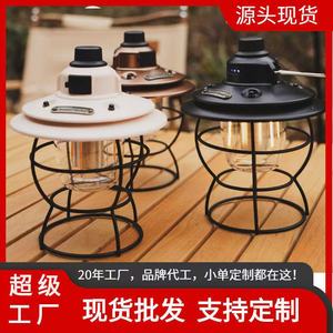 Retro Camping <b>Light</b> Led <b>Rechargeable</b> Portable Lantern With <b>Usb</b> Output For Outdoor Emergency Use - Product Image 5