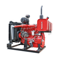 Pompe à eau diesel professionnelle 90 kW, ensemble moteur à démarrage électrique, haute efficacité, moteur refroidi par eau, moteur Euro 2, roulement