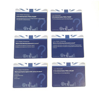 Ensemble de cartes mémoire pour le test de civisme britannique moderne, guide d'étude de la naturalisation avec 100 questions et réponses sur le civisme britannique