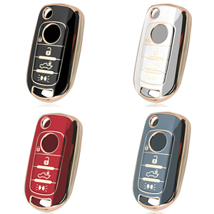 DM TPU Chiave Remote per auto per <span class=keywords><strong>FIAT</strong></span> Tipo Toro libertà 500X Doblo Argo Nuovo Grazie a telecomando Shell 3/4 pulsante - Product Image 1