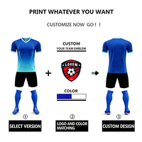 Maillots de football personnalisés respirants de haute qualité, uniformes d'équipes de football professionnelles, maillots de football, fournisseur de maillots de football
