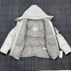 <b>Men's</b> Hooded <b>Down</b> Coat Solid Color Thick Waterproof Casual Winter <b>Jacket</b> with Zipper and Pockets Regular Fit 90% <b>Down</b> Content - Product Image 5