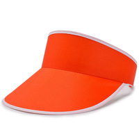 Topi Pelindung Matahari Bergaris Hitam PVC yang Dapat Disesuaikan, Unisex, Penutup Wajah Terry, Penutup Kepala untuk Festival Musim Panas, Liburan, Aktivitas Luar Ruangan