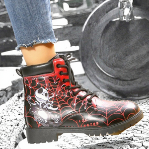 <span class=keywords><strong>Bottes</strong></span> d'hiver respirantes à talon bas et grande taille pour femmes, fermeture éclair, tige en PU, imperméables, tendance, vente en gros - Product Image 3