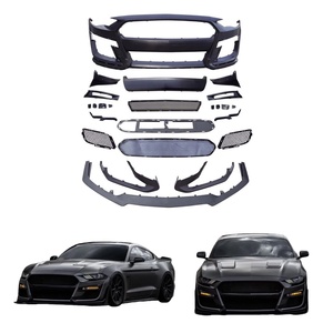 Kit de Parachoques Delantero Estilo <span class=keywords><strong>Shelby</strong></span> GT500 al por Mayor para <span class=keywords><strong>Mustang</strong></span> 2018-2022 |   Conversión Completa de Parrilla Delantera - Product Image 1