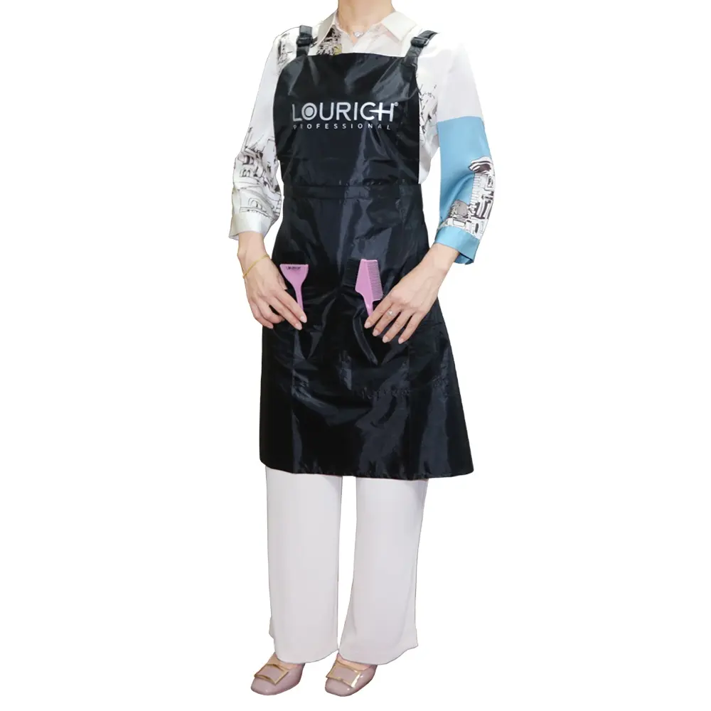 Polyester Beauty Salon Capes Hairdressing Barber Accessories Salon Hair Cutting Waterproof Nylon Barber Apron