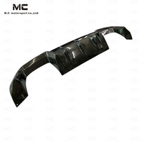 Difusor de labio de parachoques trasero de coche de fibra de carbono estilo P F87 para BMW F87 M2 Base Coupe 2 puertas 2016-2017