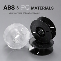 Bobina Vuota Nera da 1kg per Filamento, Bobina in Plastica da 90mm con Albero per Avvolgimento Filamenti Stampante 3D PLA PETG ABS TPU ASA
