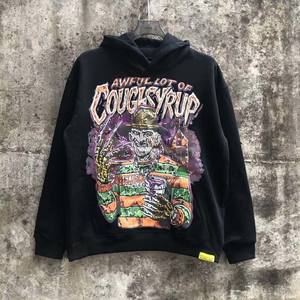 Großhandel schrecklich viel Husten Sirup Männer Winter Hoodies gedruckt Baumwolle Grafik benutzer definierte Hoodie Männer - Product Image 6